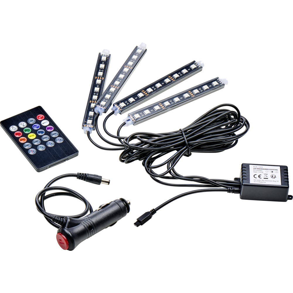 APA Kfz LED Innenraumbeleuchtung Farbwechsel 12V image number 0
