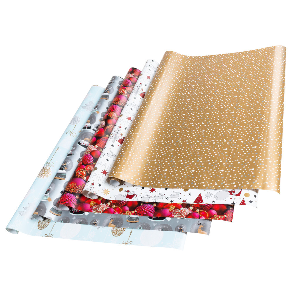 Geschenkpapier „Classic“ 200 x 70 in verschiedenen Weihnachtsmotiven image number 0