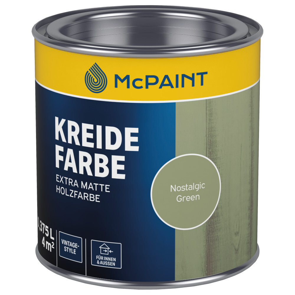 Kreidefarbe Nostalgic Green 375 ml, Holzfarbe für Innen & Außen image number 0