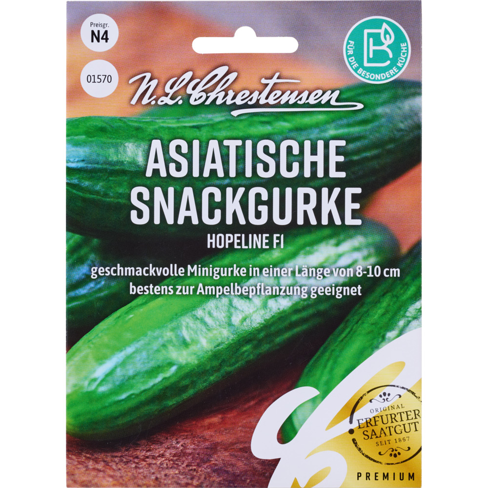 Saatgut Asiatische Snackgurke Hopeline F1 image number 0