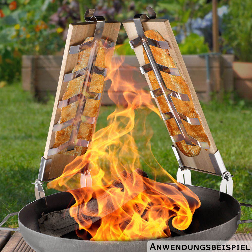 Flammlachsbretter aus Holz 2er Set image number 2