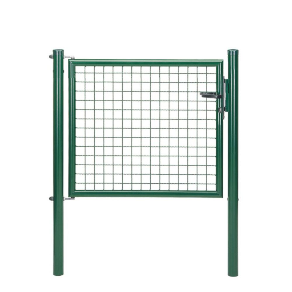 Wellengitter-Einzeltor 1000 x 750 mm RAL 6005 moosgrün image number 0