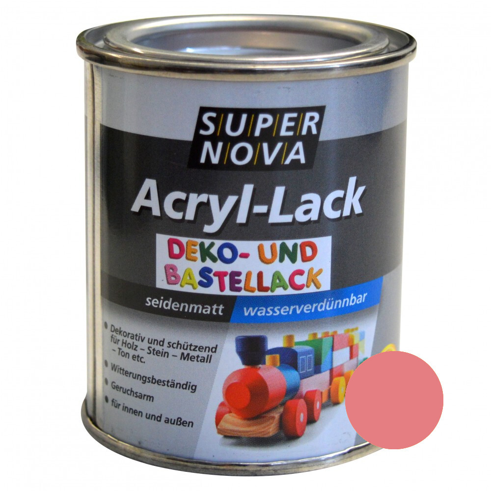 Super Nova Acryl Lack rosa seidenmatt für innen und außen image number 0