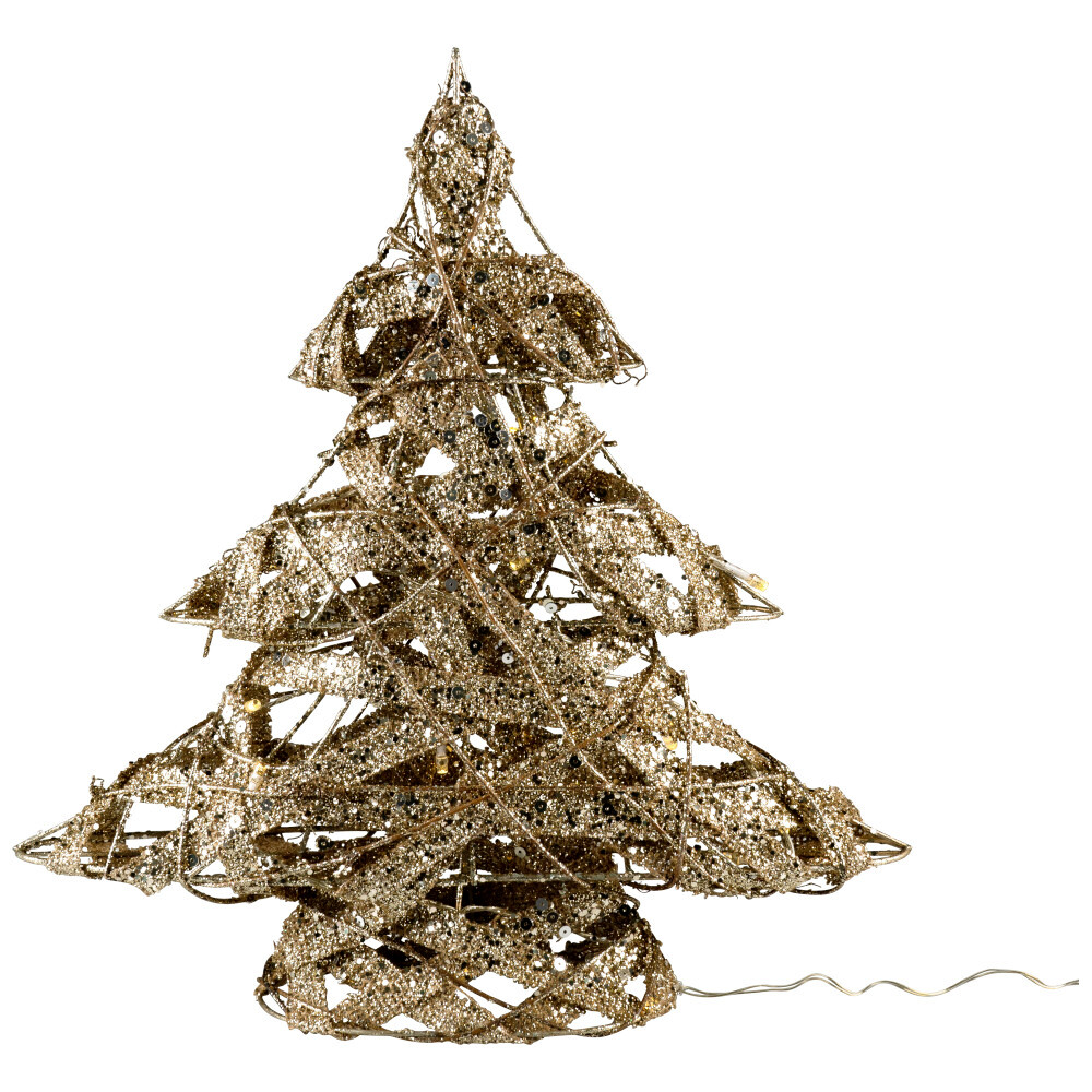 LED-Weihnachtsbaum batteriebetrieben mit 15 LEDs