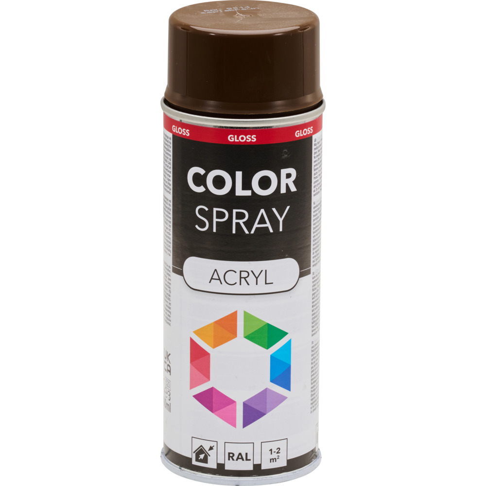 Lackspray 400 ml Acryl RAL8014 sepiabraun gl&auml;nzend image number 1