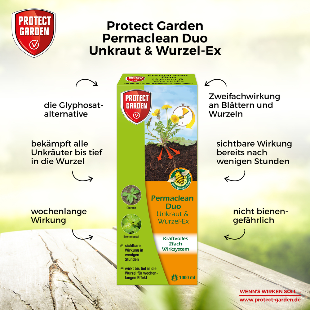 Protect Garden Permaclean Duo Unkraut & Wurzel‑Ex Konzentrat 500 ml image number 4
