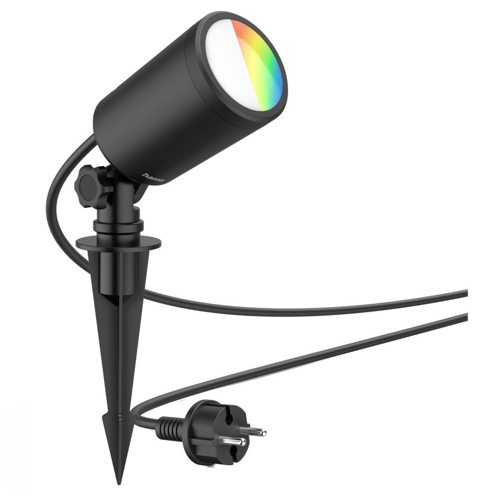 hama® WLAN LED Gartenleuchte Erdspieß mehrfarbig