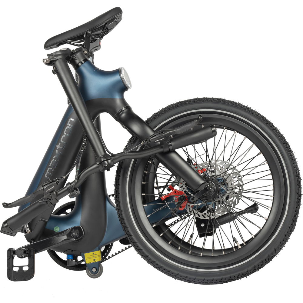 maxtron Falt-E-Bike "Smart 30" 20" blau-schwarz image number 6