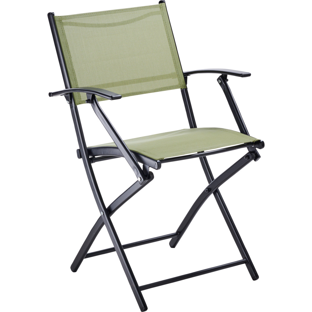 Klappstuhl schwarz-grün