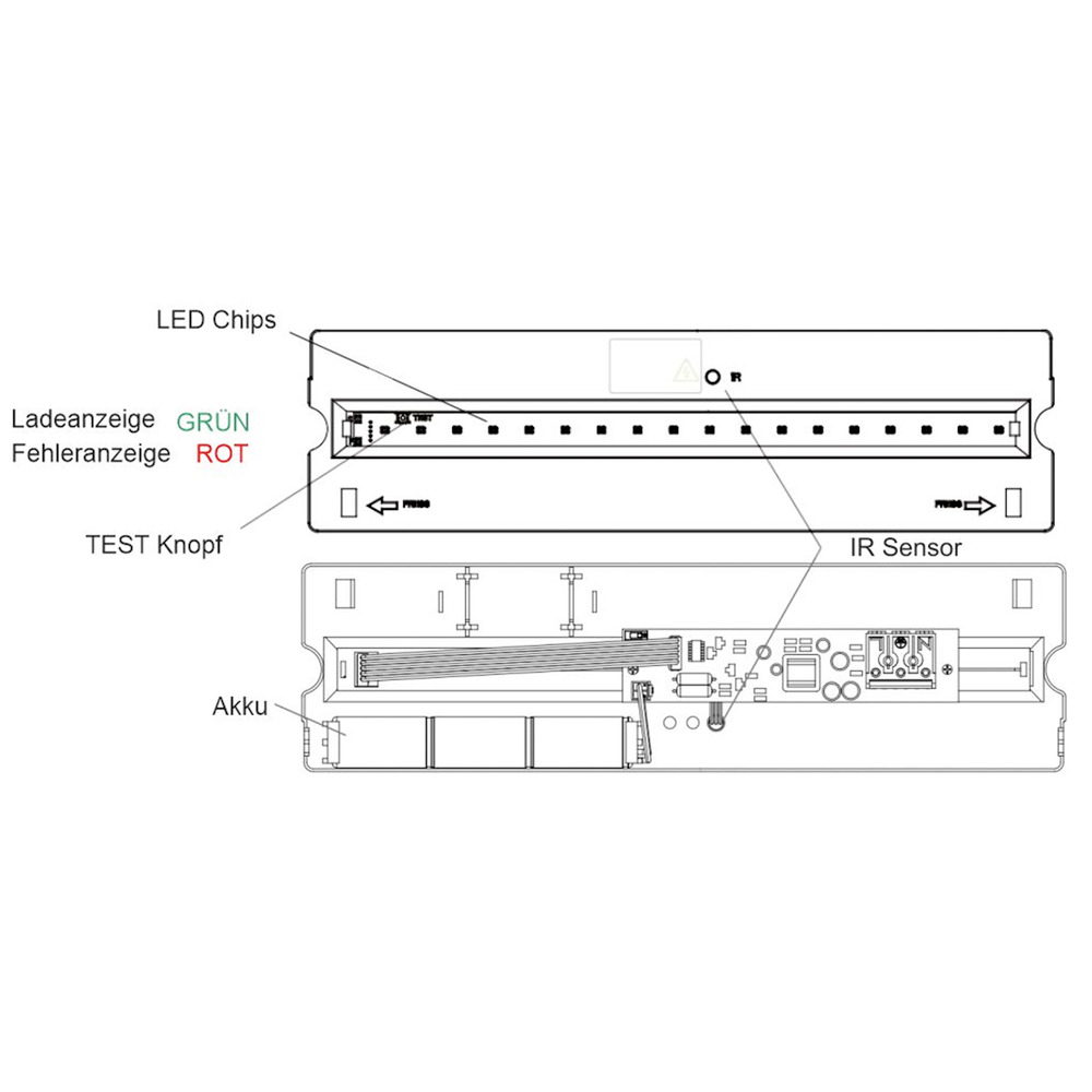 LED-Fluchtwegleuchte, 15er-Set image number 10