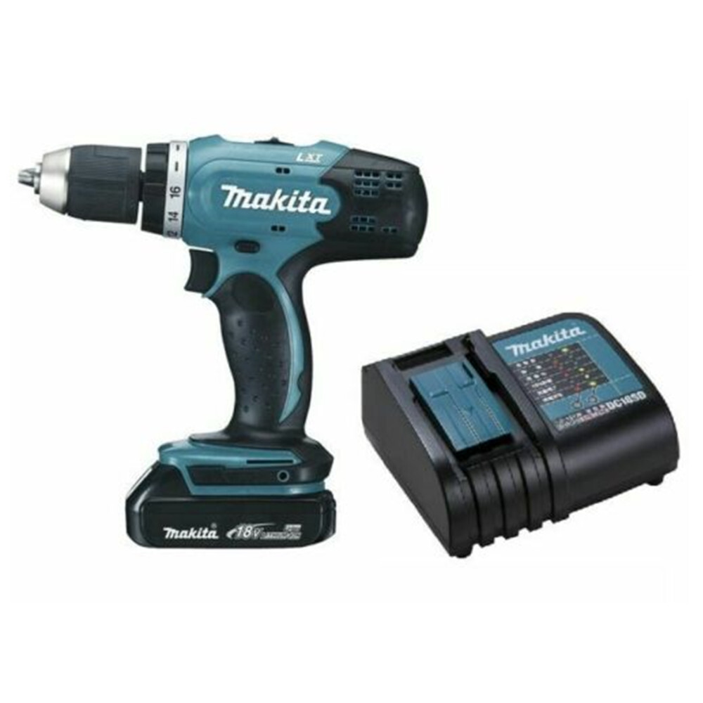 Makita DDF453 SYX5 Akku-Bohrschrauber-Set 18V mit Akku und Ladegerät
