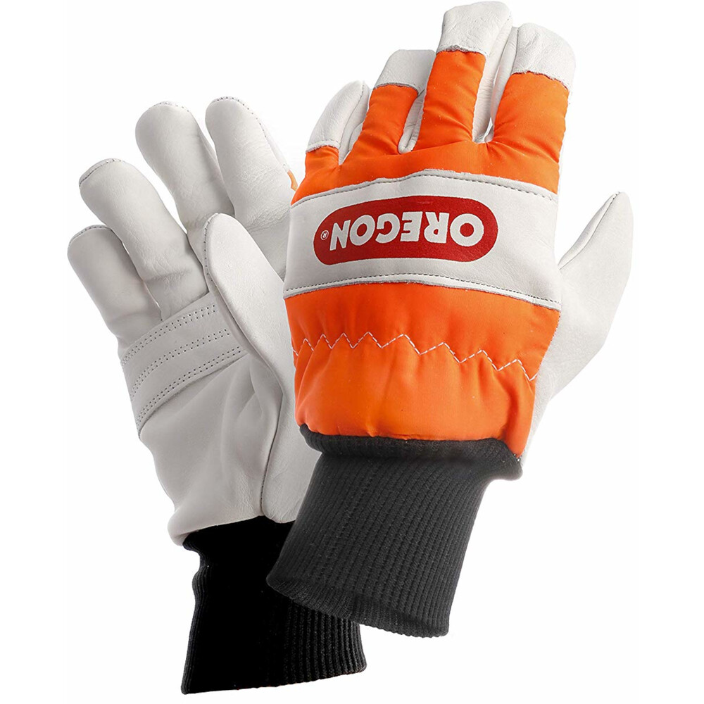 OREGON&reg; Schnittschutzhandschuhe XL  mit Schnittschutz f&uuml;r die linke Hand orange image number 1