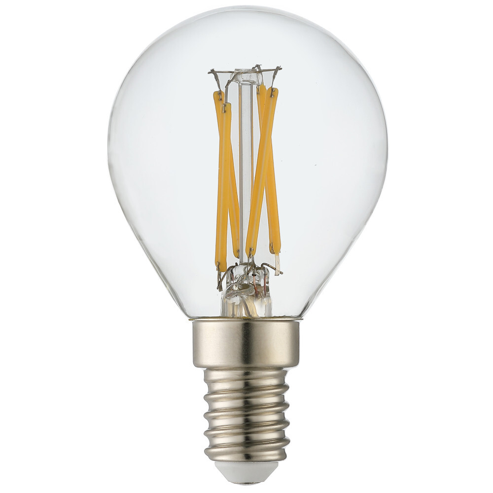 LED-Filament-Lampe 4,9 W klar in Tropfenform mit E14 Sockel