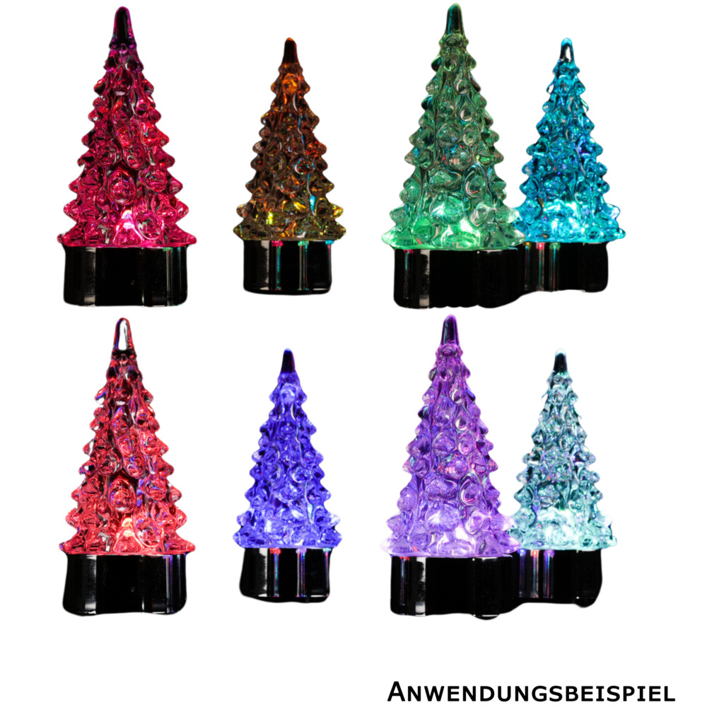 LED-Weihnachtsbaum 3er Set Gold oder Silber image number 3