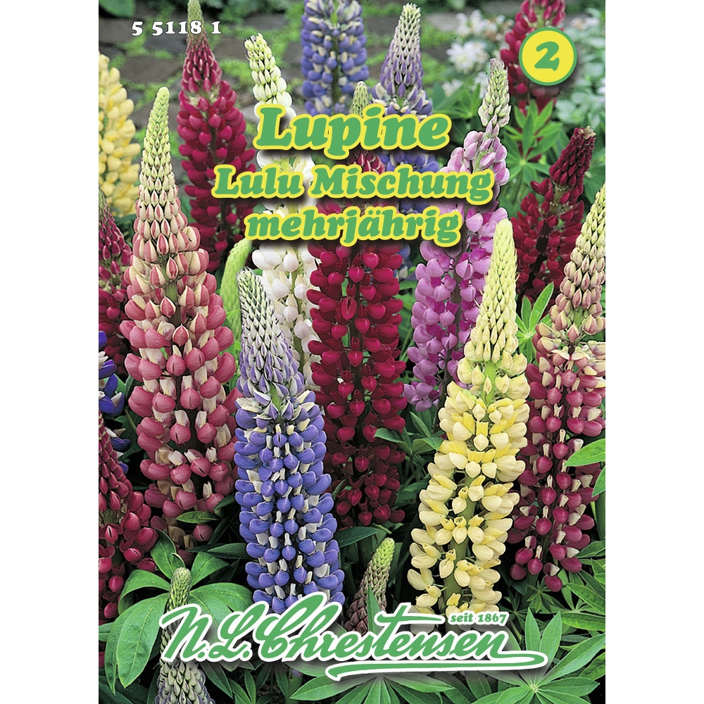 Saatgut Lupine Lulu Mix ca. 20 Pflanzen bunt image number 0