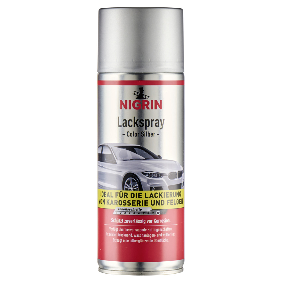 Nigrin Lackspray silber, glänzend, 400 ml image number 1