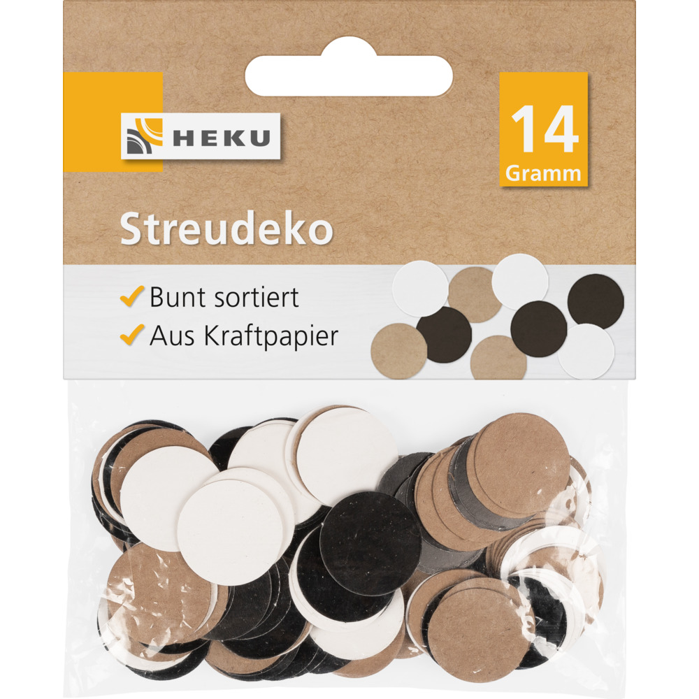 Streudeko Party Nature 14 g aus Kraftpapier image number 1