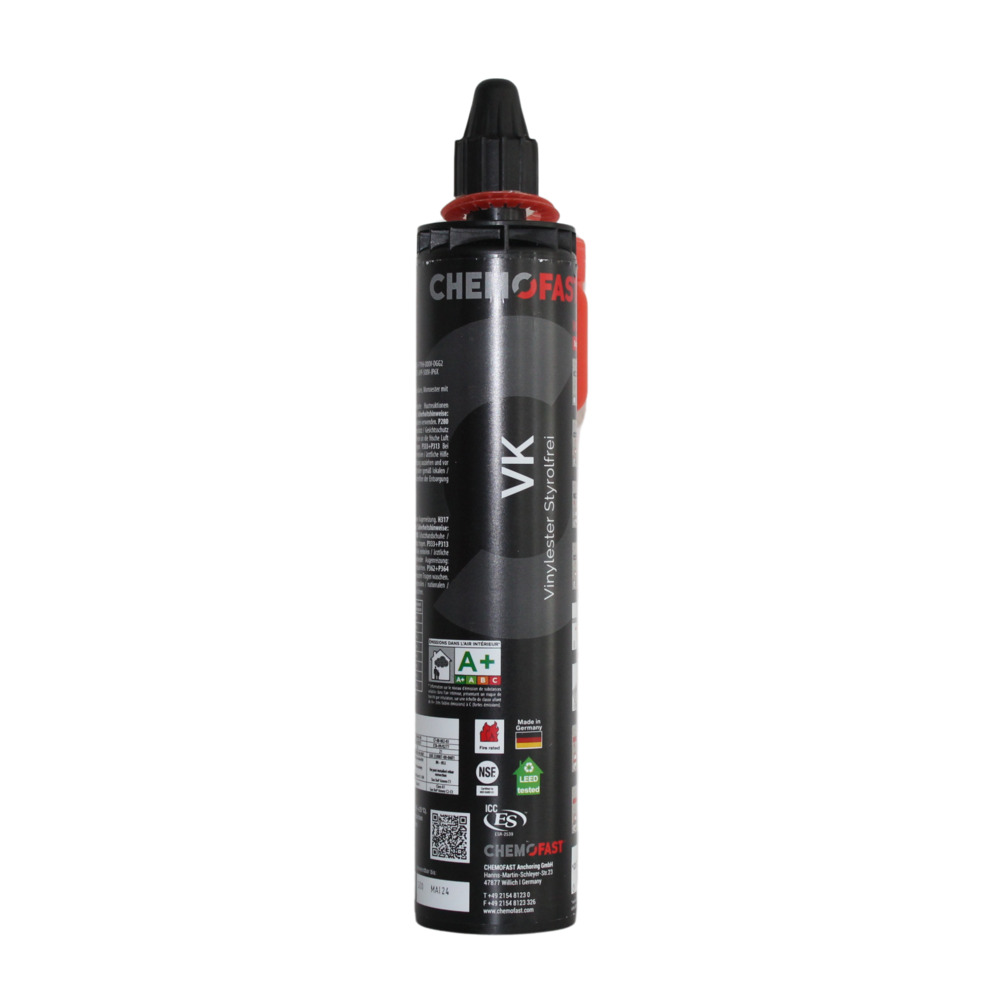 Injektionsmörtel VK, 280 ml in Peeler-Kartusche image number 0