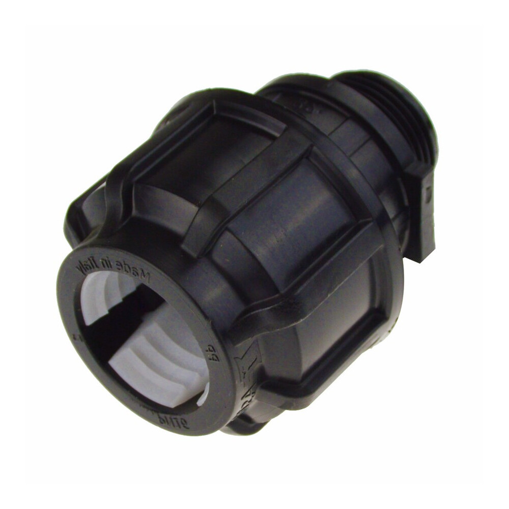 Anschlussverschraubung Ø32mm x 3/4'' Außengewinde aus PP-Kunststoff