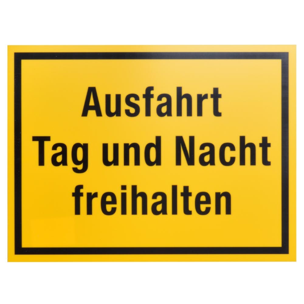 Hinweisschild Ausfahrt freihalten 400 x 300 mm image number 0