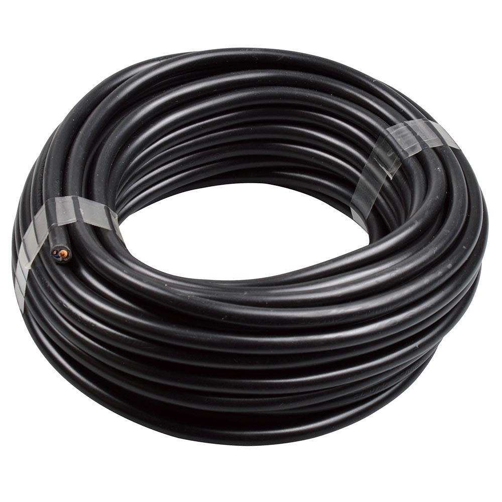 Schlauchleitung H03VV-F 2 x 0,75 mm² 10 m PVC rund schwarz