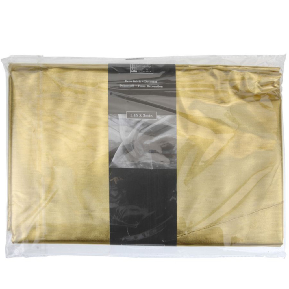 Organza-Stoff 150 x 300 cm in Gold image number 0
