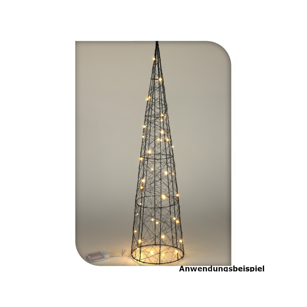 LED-Drahtkegel mit LEDs und Timerfunktion image number 2