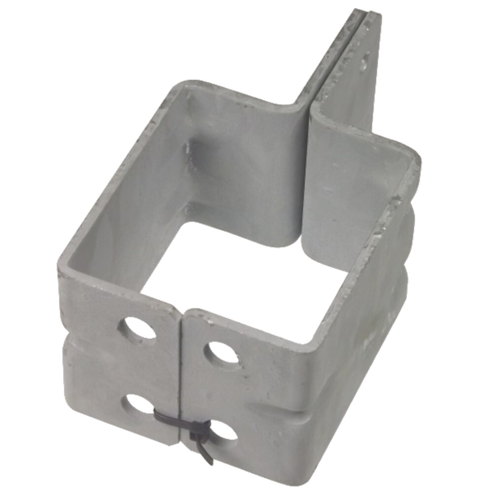 Pfostenträger Z-Form 2-teilig aus Stahl