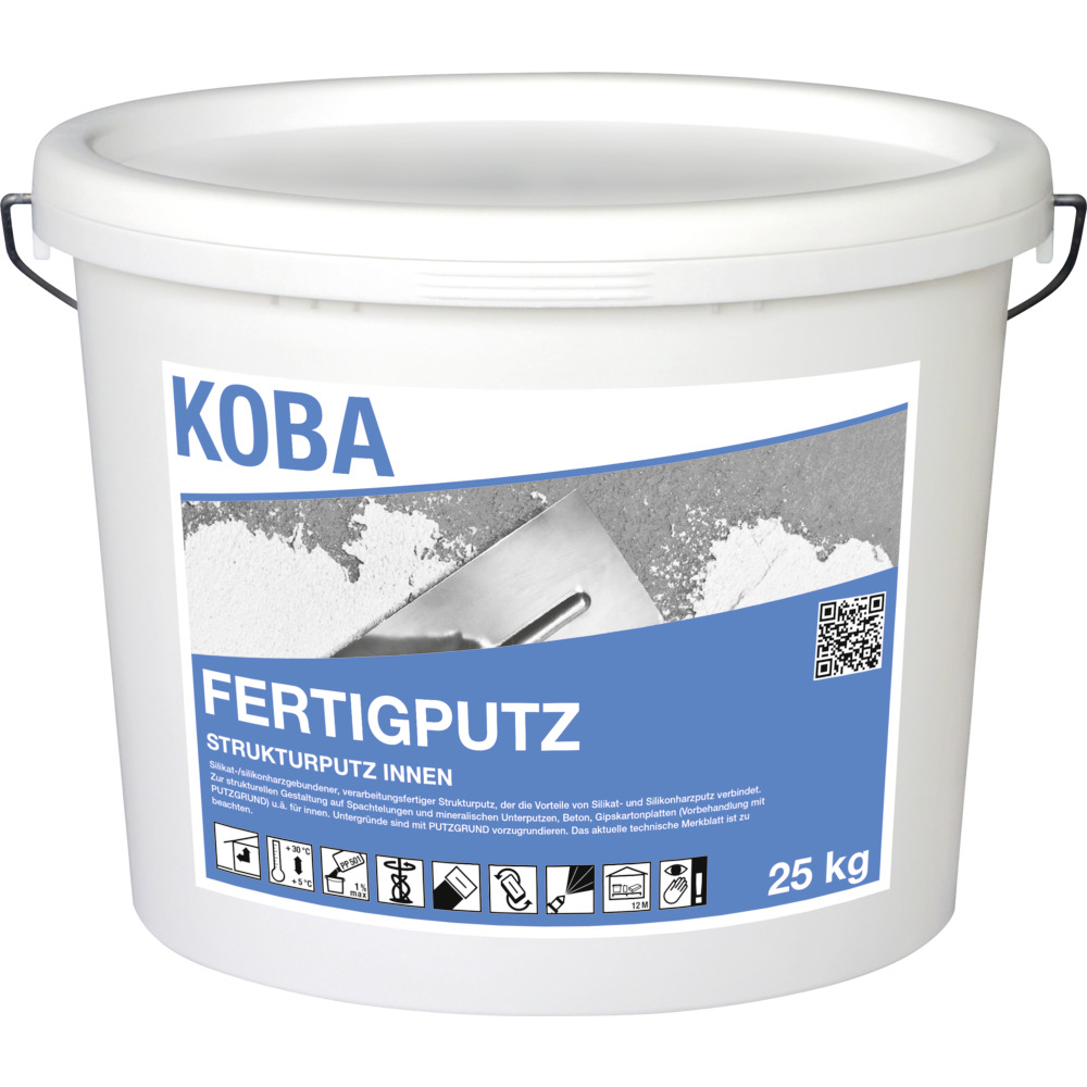 KOBA Fertigputz 1,5 mm weiß Strukturputz innen image number 0