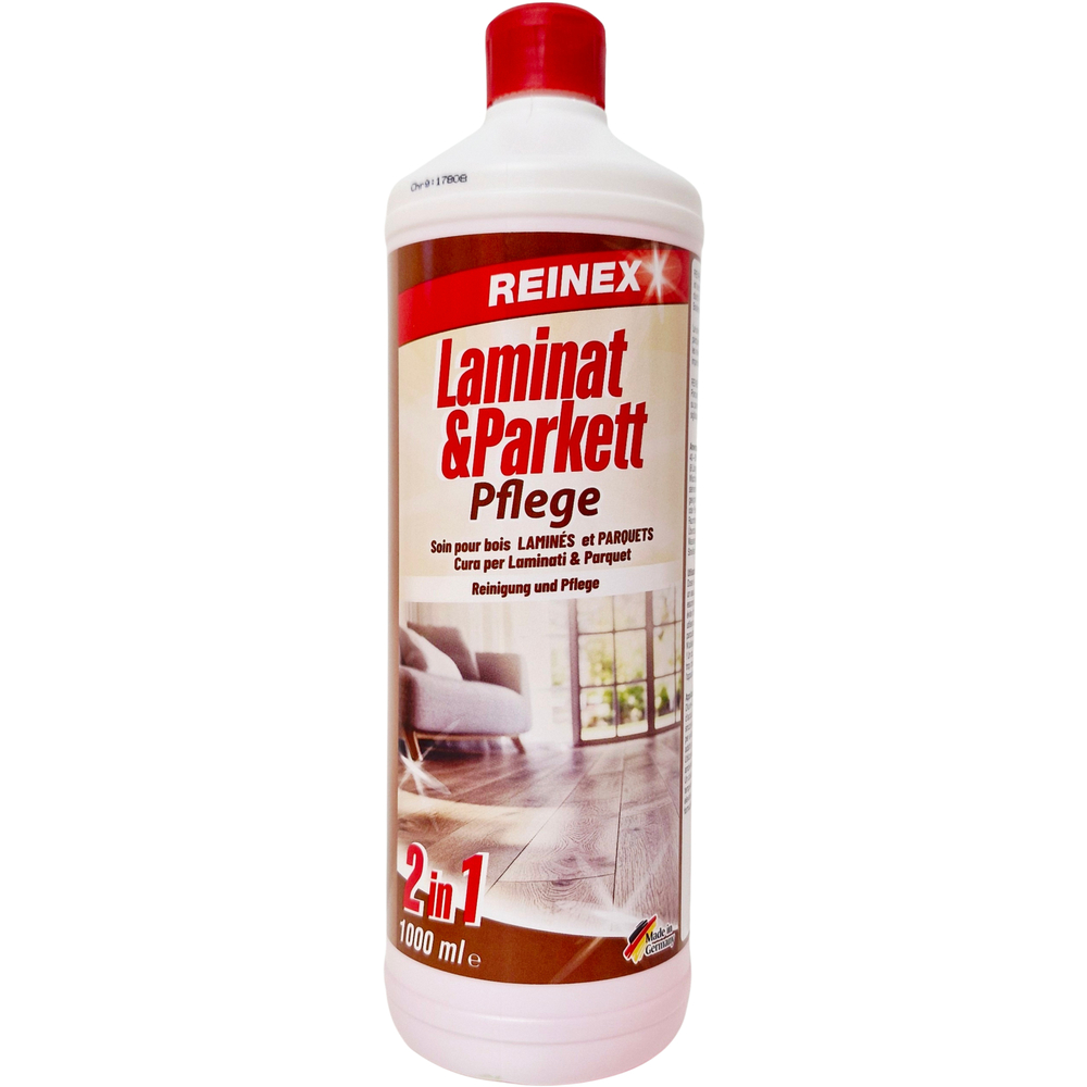 Reinex Laminat- und Parkettpflege 1 Liter, Konzentrat mit Orangen&ouml;l