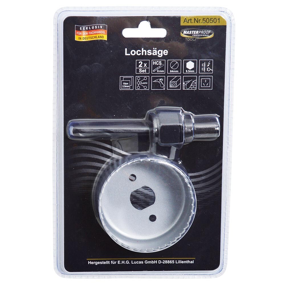 Lochsäge für Schaltereinbau Ø 64 mm image number 0