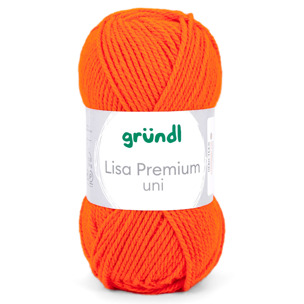 Lisa Premium Uni 50 g Orange image number 0