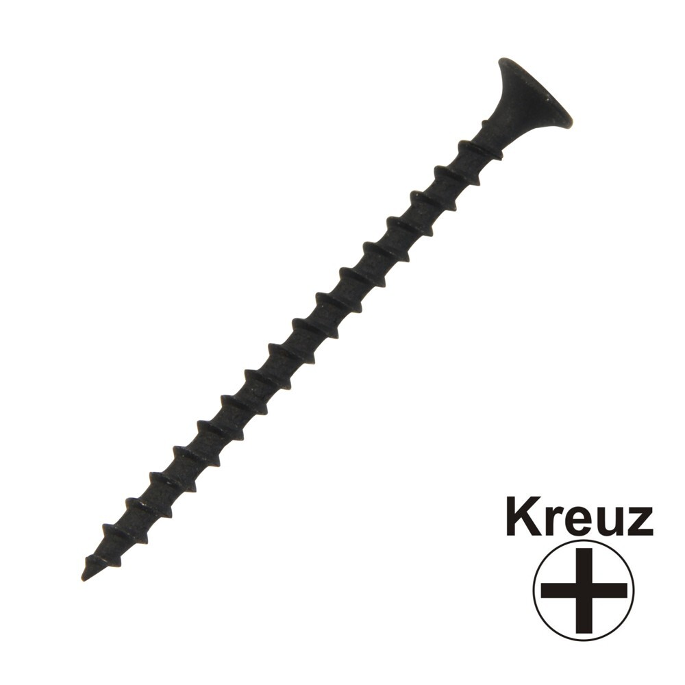 Schnellbauschraube grob 3,9x55 Vollgewinde Trompetenkopf-H Kreuzschlitz