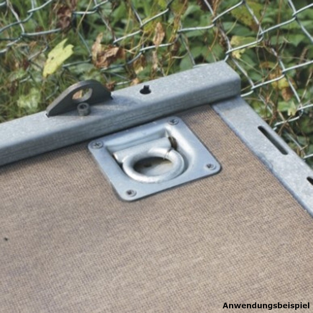 Zurrmulde zur Ladungssicherung 3-teilig klappbar image number 1