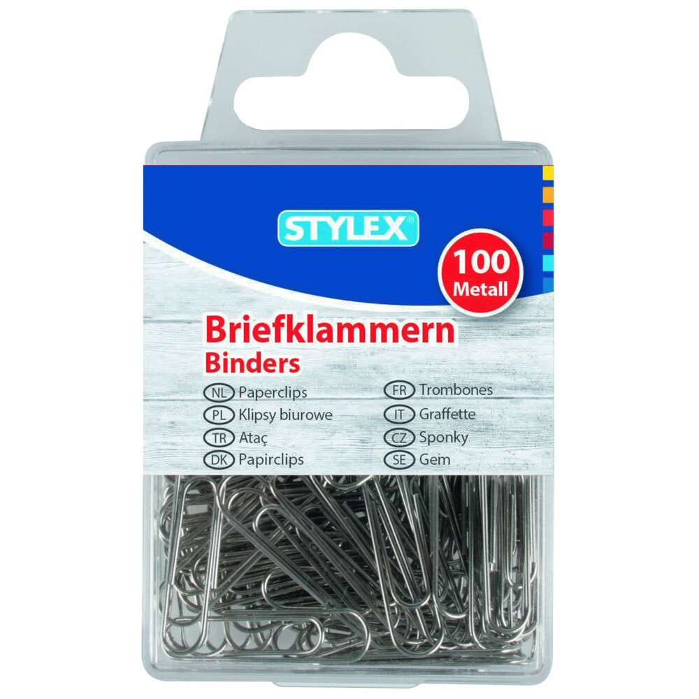 Büroklammern 100 Stück 32 mm aus Metalldraht