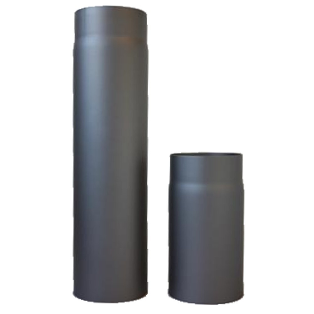 Kaminofenrohr gerade Ø150x1000mm Stahlblech Senotherm lackiert gussgrau