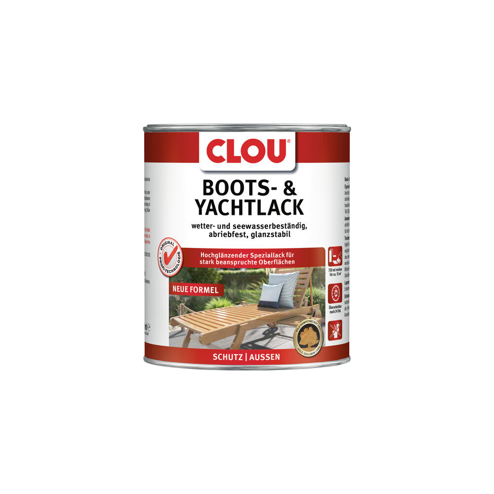 Boots- & Yachtlack farblos hochglänzend 750 ml