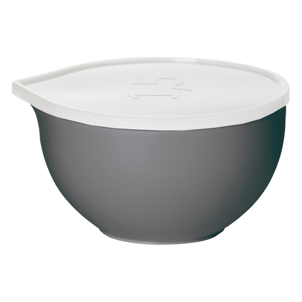 R&uuml;hrsch&uuml;ssel-Set 3-teilig aus Kunststoff mit Deckel image number 1