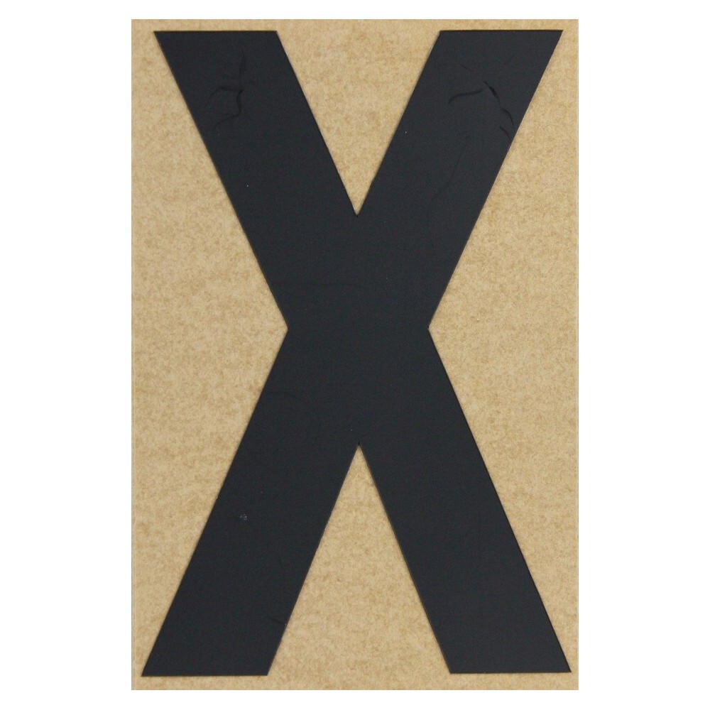 Klebebuchstabe 100 X mm schwarz