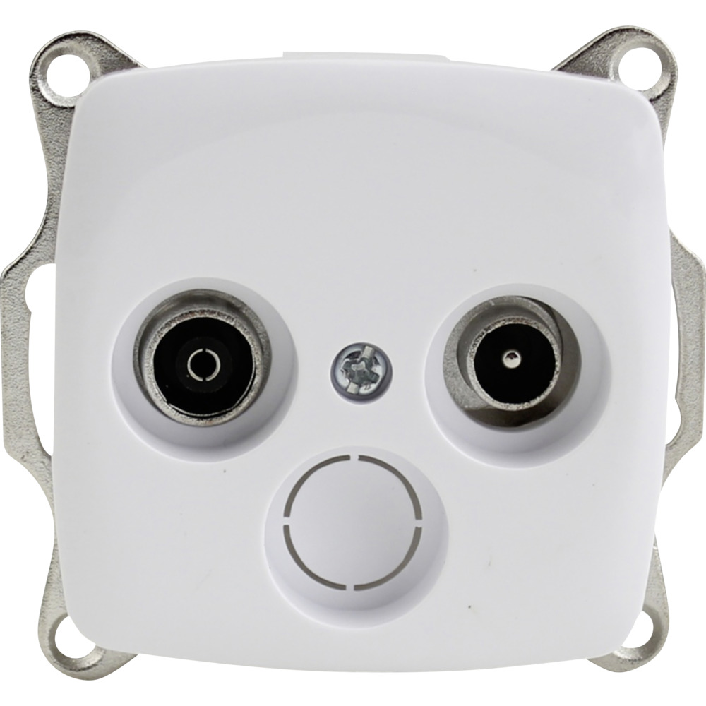 Antennensteckdose Roma wei&szlig;