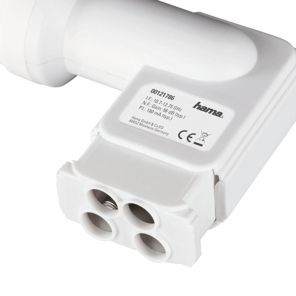 hama® Universal-Quad-LNB 4 Ausgänge image number 1