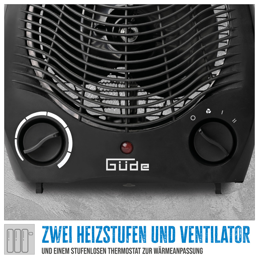 Güde Heizlüfter GH2000 elektrisch 2000 Watt image number 6