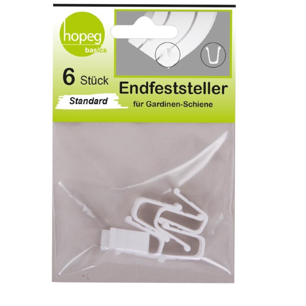 Endfeststeller 6 Stück aus Kunststoff