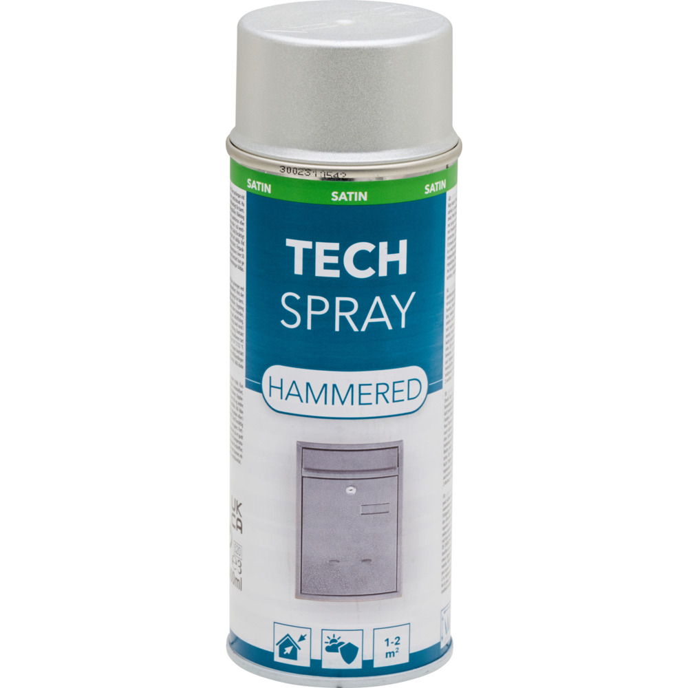 Sprühlack 400ml silber Hammerschlag Effektspray glänzend image number 1