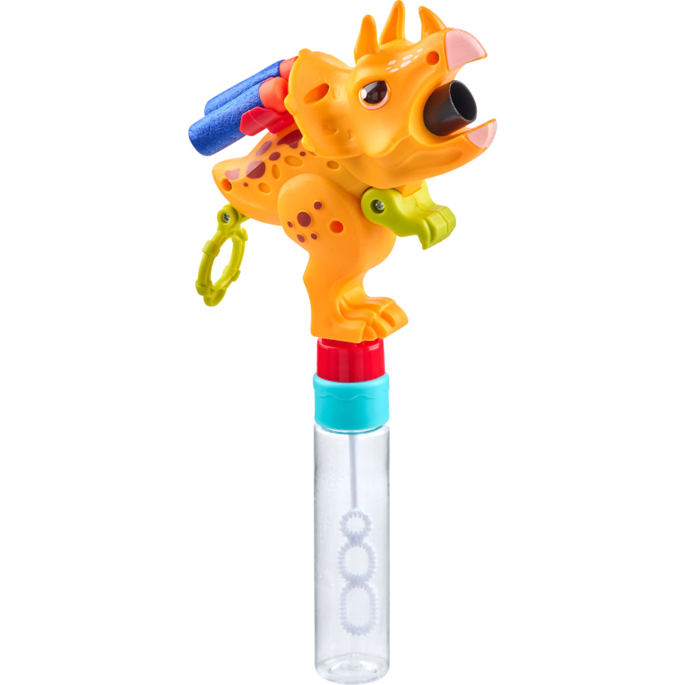 Dino-Pistole mit Seifenblasenstab, 4-fach sortiert image number 1