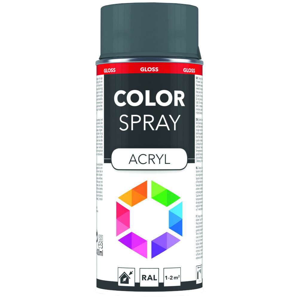 Lackspray 400 ml Acryl RAL7011 eisengrau image number 0