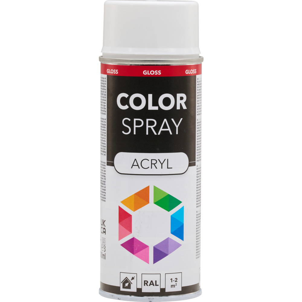 Lackspray 400 ml Acryl RAL9016 verkehrsweiß image number 0