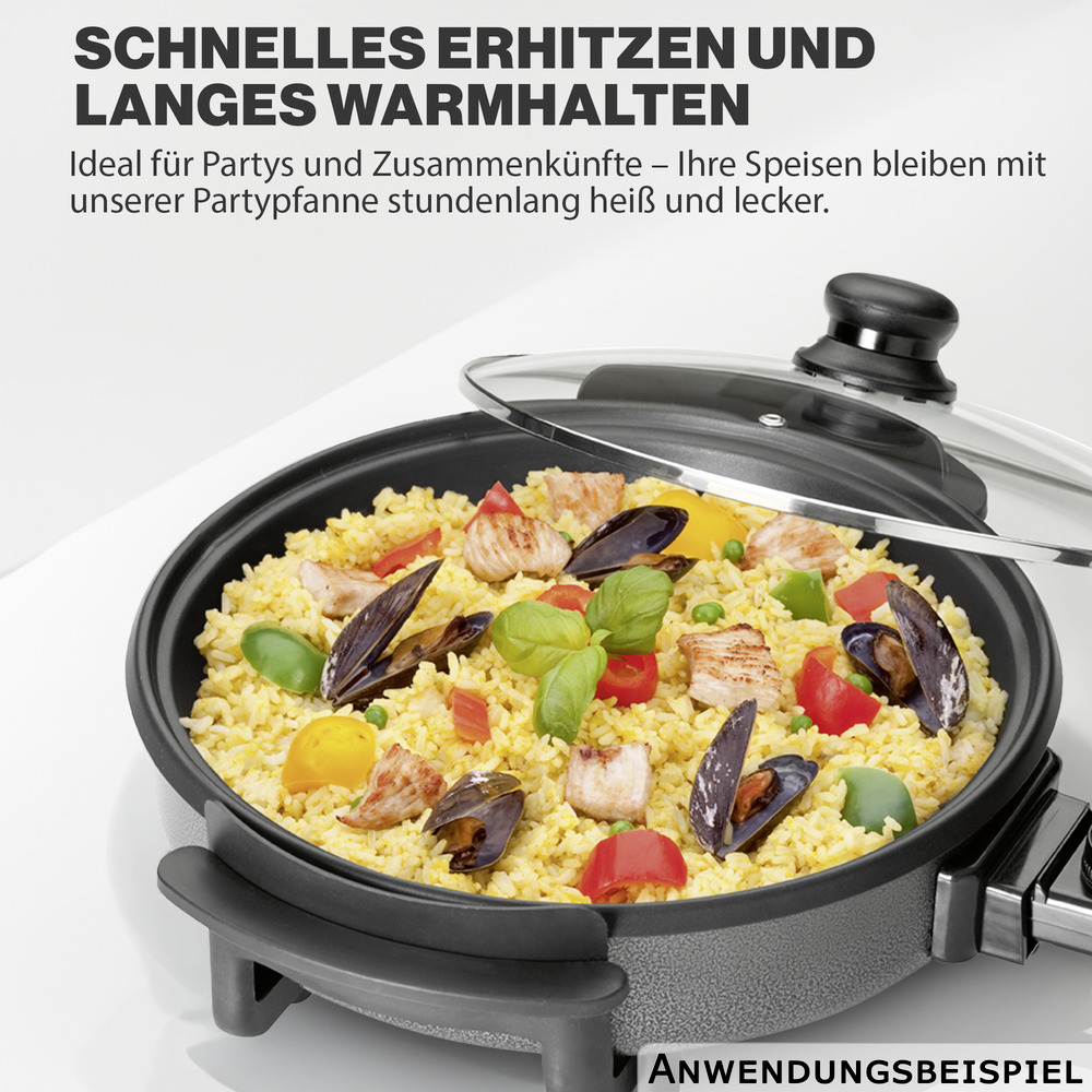 CLATRONIC® Partypfanne 1500 Watt Ø 32 cm image number 5