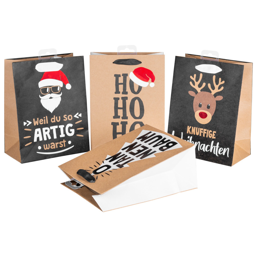 Geschenktasche ''Premium medium Xmas Nature Trend"