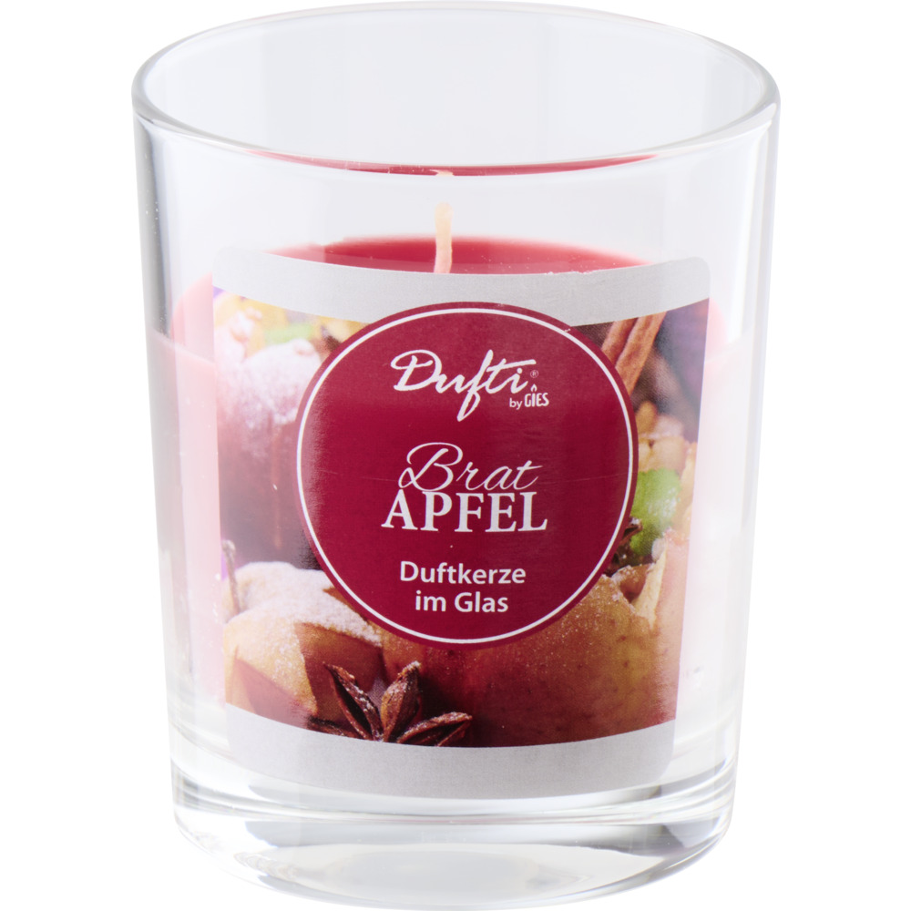 Duftkerze Bratapfel im Glas